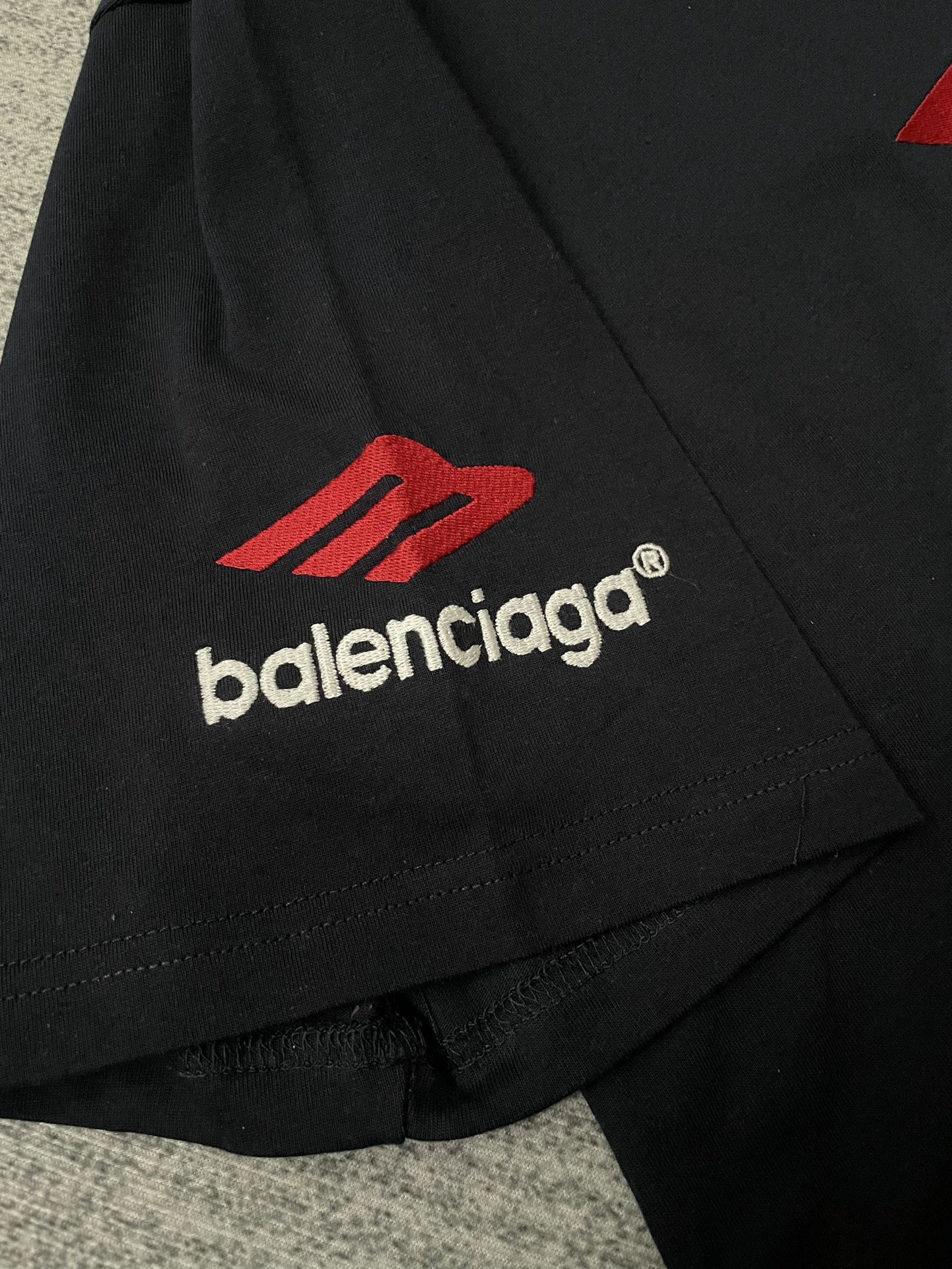 BALENCIAGA 3B SPORTS ICON T-SHIRT BLACK