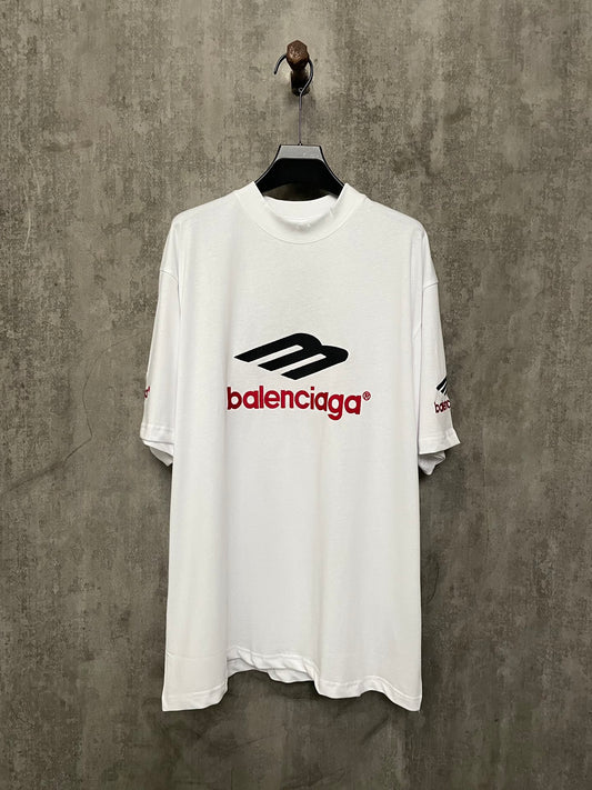 BALENCIAGA 3B SPORTS ICON T-SHIRT WHITE