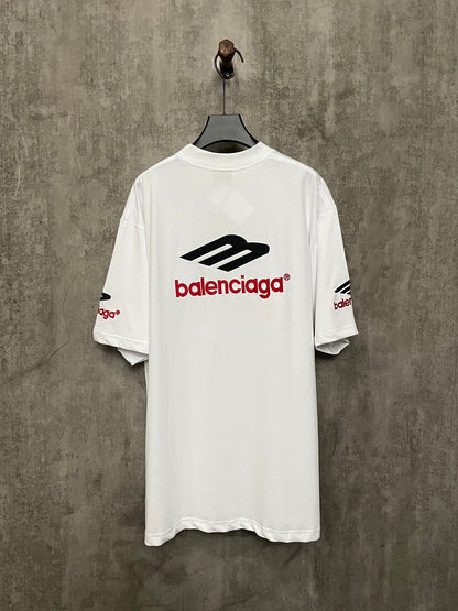 BALENCIAGA 3B SPORTS ICON T-SHIRT WHITE