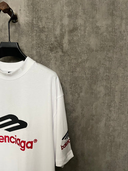 BALENCIAGA 3B SPORTS ICON T-SHIRT WHITE