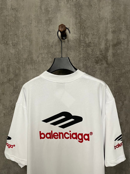 BALENCIAGA 3B SPORTS ICON T-SHIRT WHITE