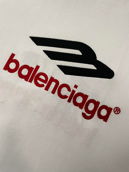 BALENCIAGA 3B SPORTS ICON T-SHIRT WHITE