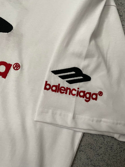 BALENCIAGA 3B SPORTS ICON T-SHIRT WHITE