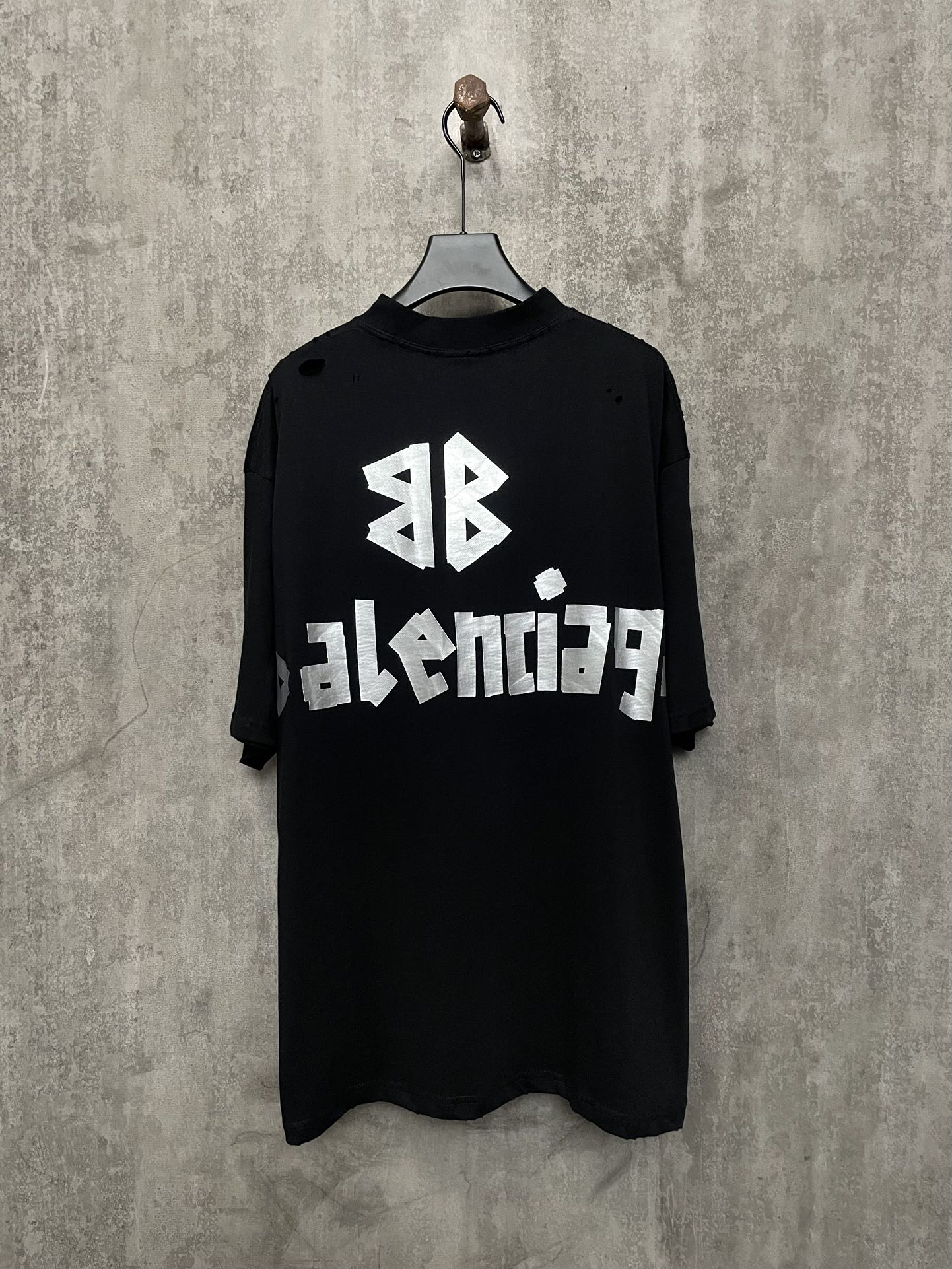 BALENCIAGA NEW TAPE TYPE T-SHIRT BLACK