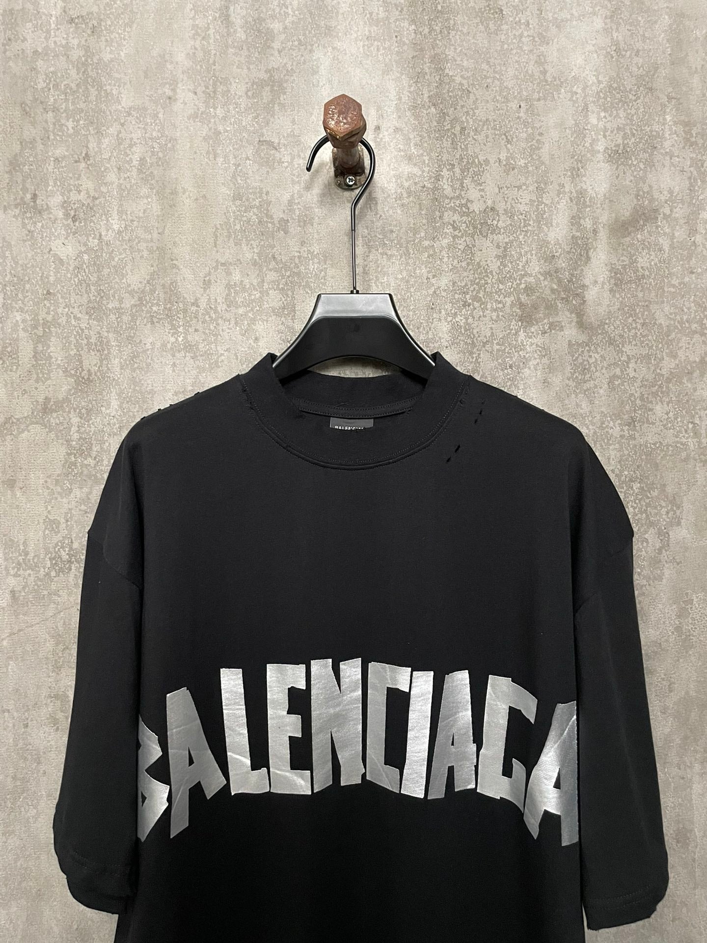 BALENCIAGA NEW TAPE TYPE T-SHIRT BLACK