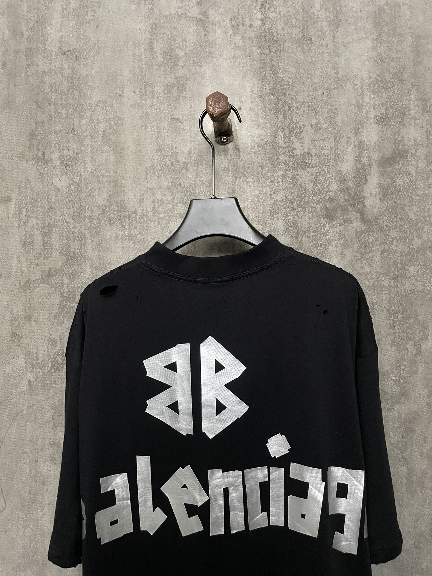 BALENCIAGA NEW TAPE TYPE T-SHIRT BLACK