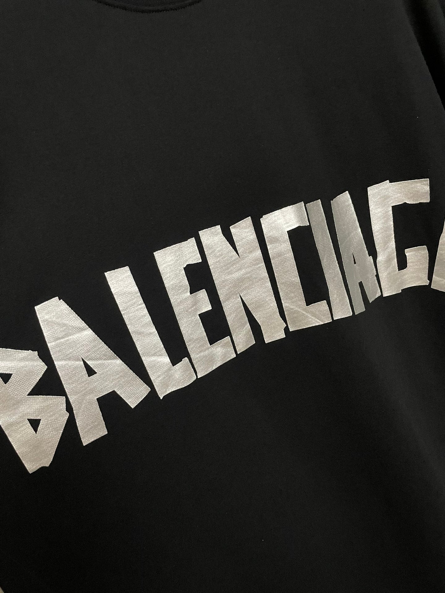 BALENCIAGA NEW TAPE TYPE T-SHIRT BLACK