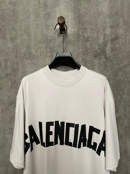 BALENCIAGA NEW TAPE TYPE T-SHIRT WHITE