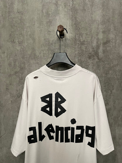 BALENCIAGA NEW TAPE TYPE T-SHIRT WHITE