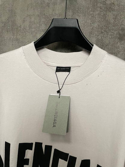 BALENCIAGA NEW TAPE TYPE T-SHIRT WHITE