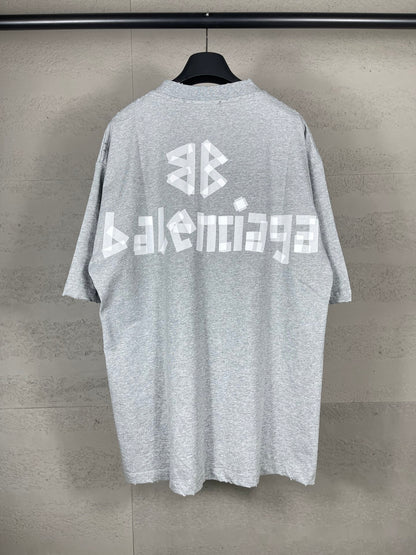 BALENCIAGA NEW TAPE TYPE T-SHIRT GREY