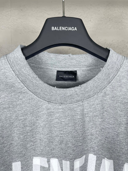 BALENCIAGA NEW TAPE TYPE T-SHIRT GREY