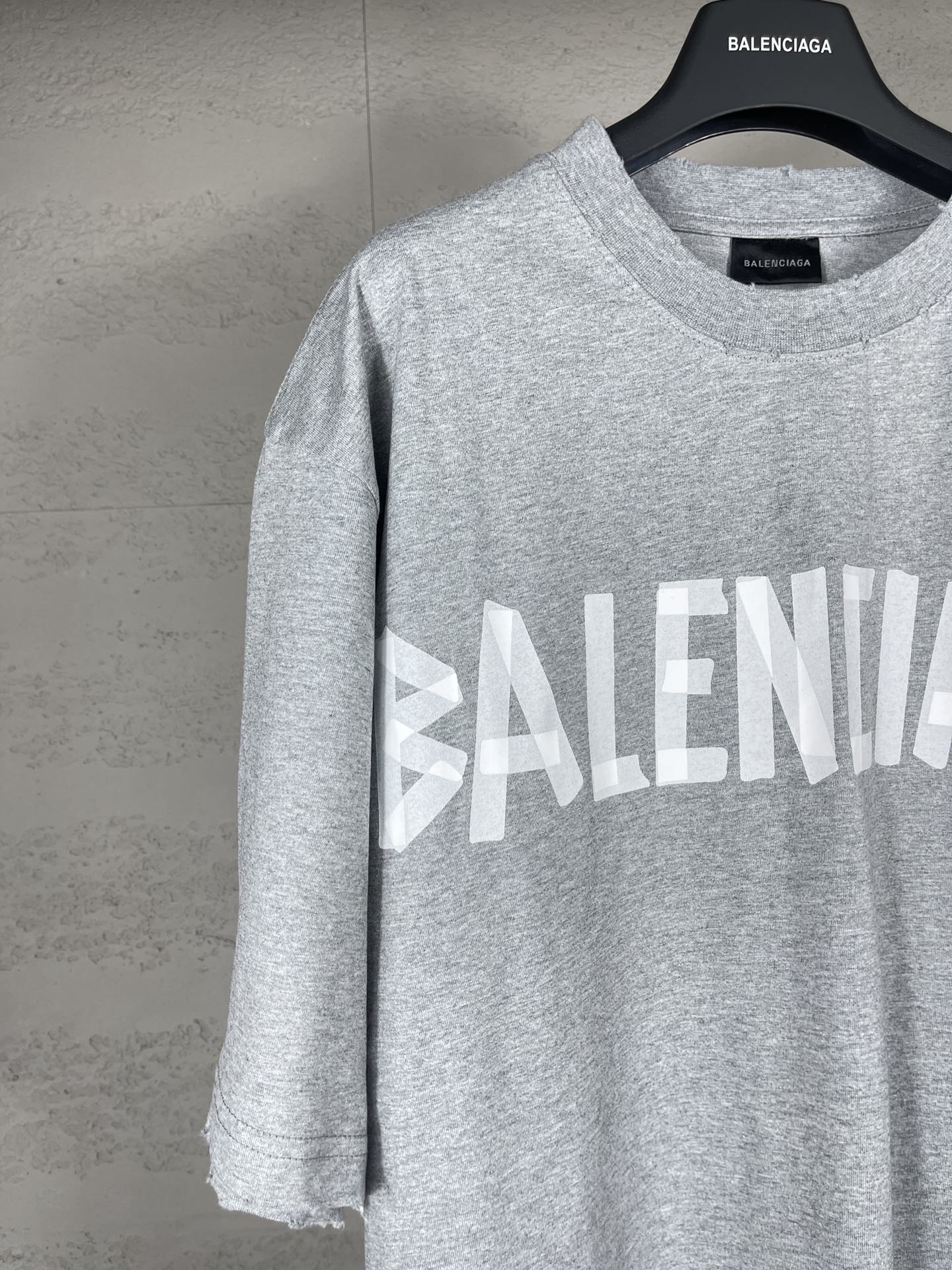 BALENCIAGA NEW TAPE TYPE T-SHIRT GREY