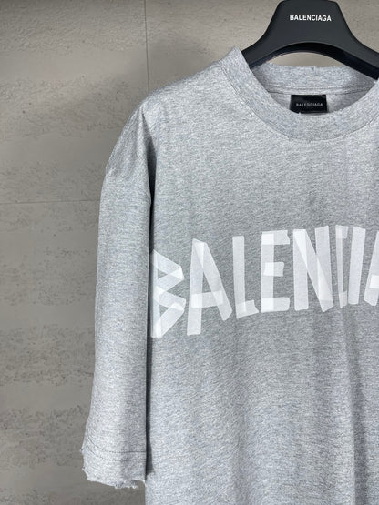 BALENCIAGA NEW TAPE TYPE T-SHIRT GREY