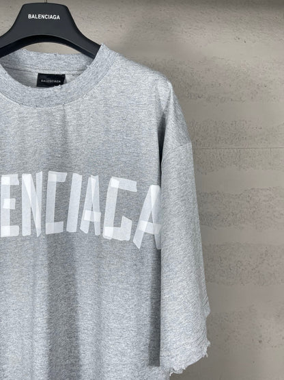 BALENCIAGA NEW TAPE TYPE T-SHIRT GREY