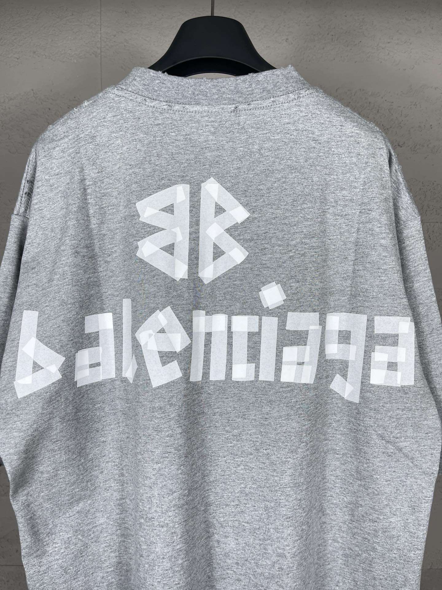 BALENCIAGA NEW TAPE TYPE T-SHIRT GREY