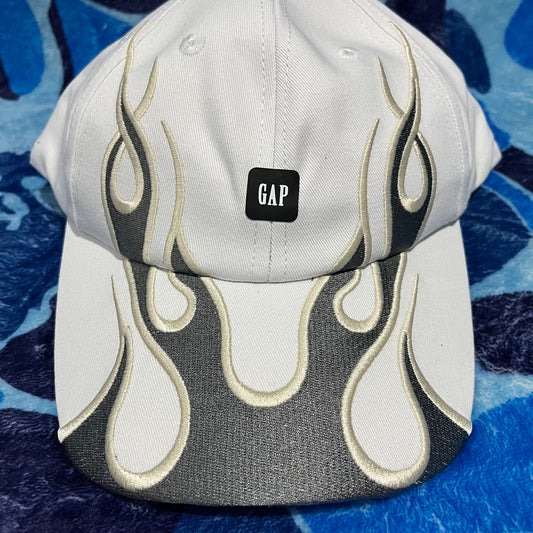 Gorra Yeezy Gap Flame Blanca