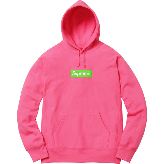 SUPREME BOX LOGO HOODIE (FW17) MAGENTA