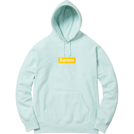 SUPREME BOX LOGO HOODIE (FW17) ICE BLUE