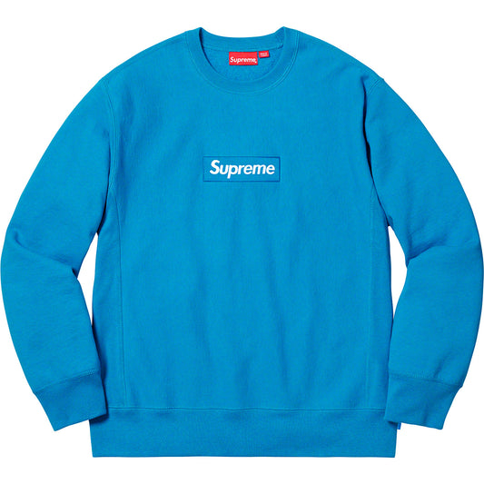 SUPREME BOX LOGO CREWNECK (FW18) BRIGHT ROYAL