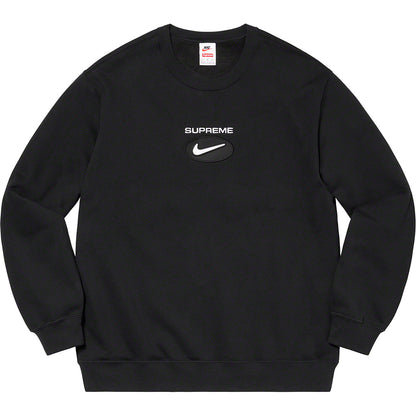 SUPREME NIKE JEWEL CREWNECK BLACK