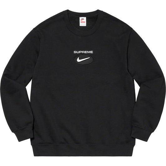 SUPREME NIKE JEWEL CREWNECK BLACK