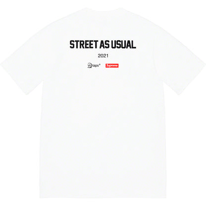 SUPREME WTAPS SIC'EM! T-SHIRT WHITE