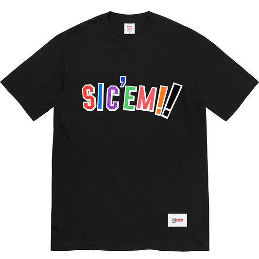 SUPREME WTAPS SIC'EM! T-SHIRT BLACK