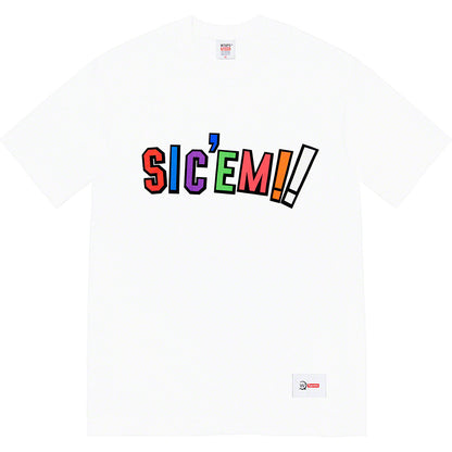 SUPREME WTAPS SIC'EM! T-SHIRT WHITE