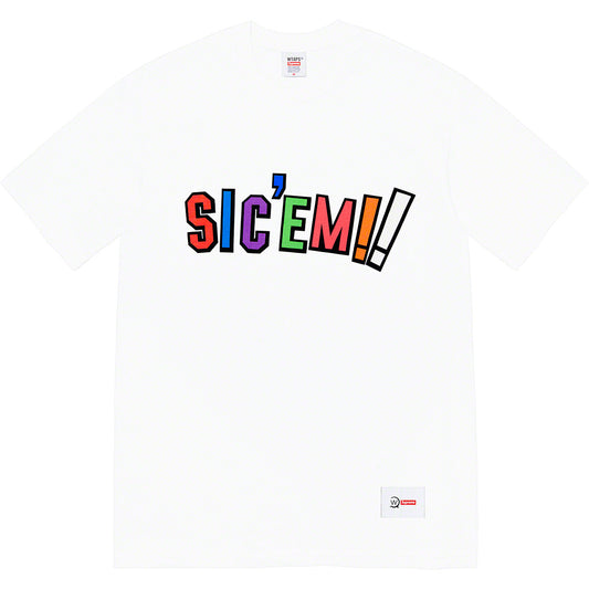 SUPREME WTAPS SIC'EM! T-SHIRT WHITE