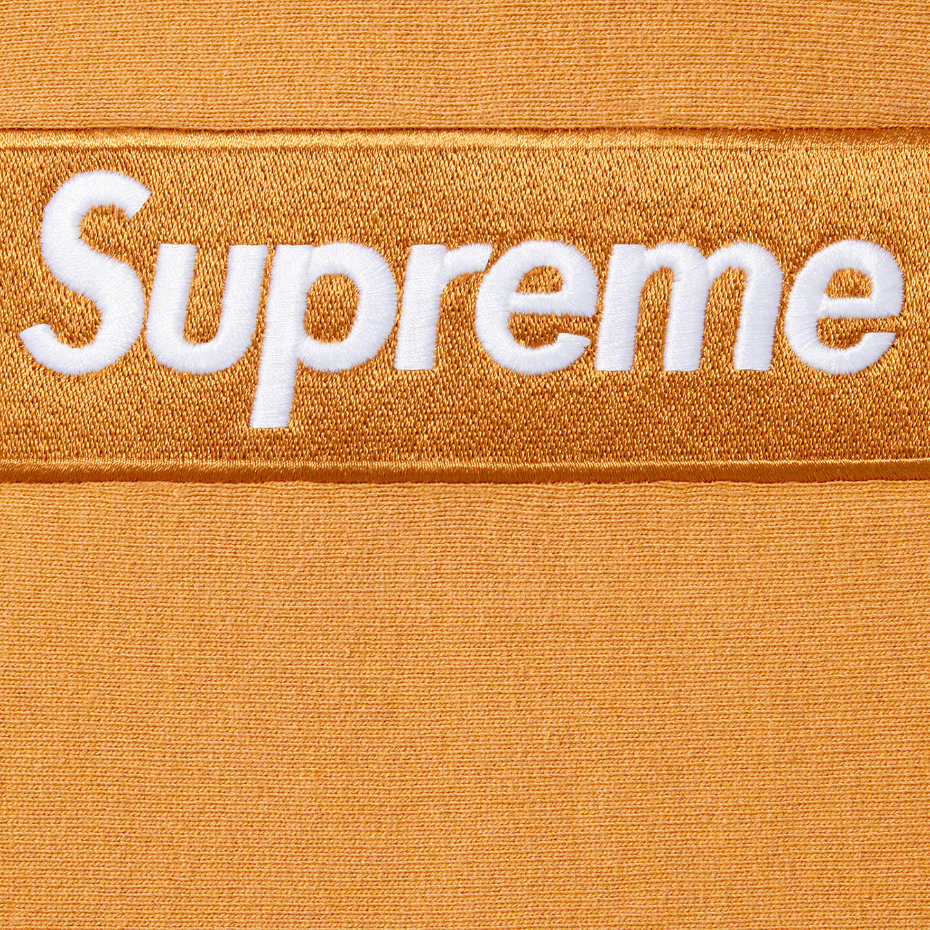 SUPREME BOX LOGO HOODIE (FW21) LIGHT MUSTARD