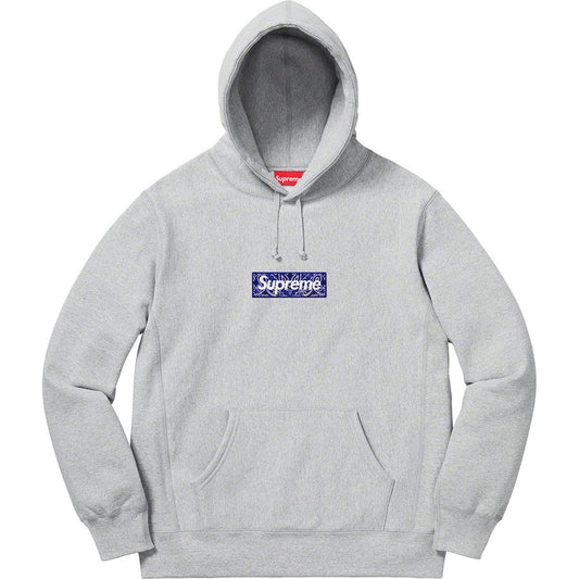 SUPREME BANDANA BOX LOGO HOODED SWEATSHIRT