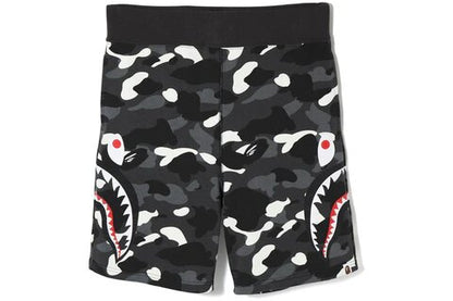 BAPE CITY CAMO SIDE SHARK SWEAT SHORTS