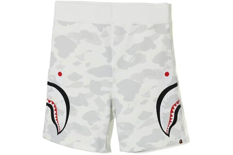 BAPE CITY CAMO SIDE SHARK SWEAT SHORTS