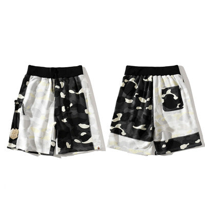 BAPE GLOW IN THE DARK CITY CAMO SWEAT SHORTS