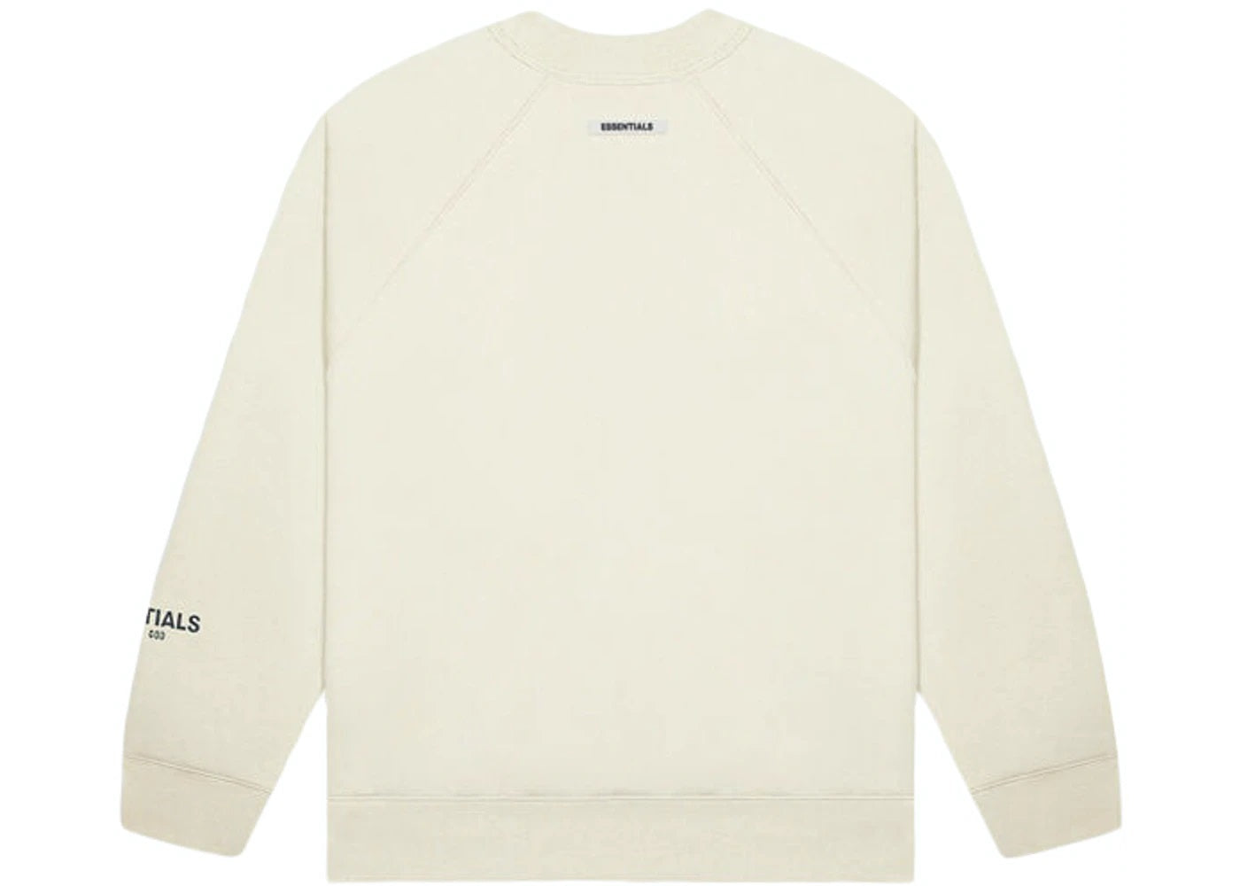 FEAR OF GOD ESSENTIALS CREWNECK APPLIQUE LOGO BUTTERCREAM