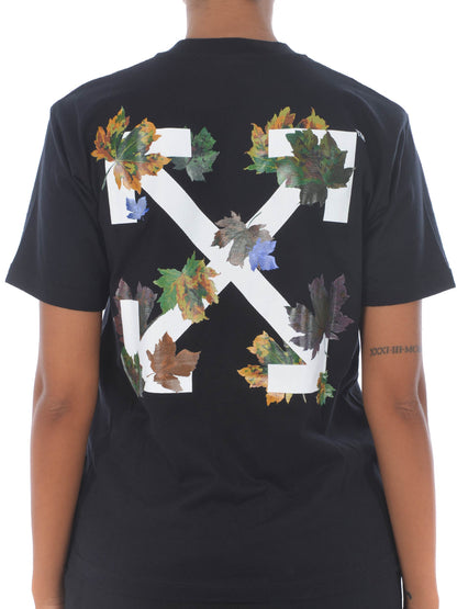 OFF WHITE LEAVES ARROW T-SHIRT