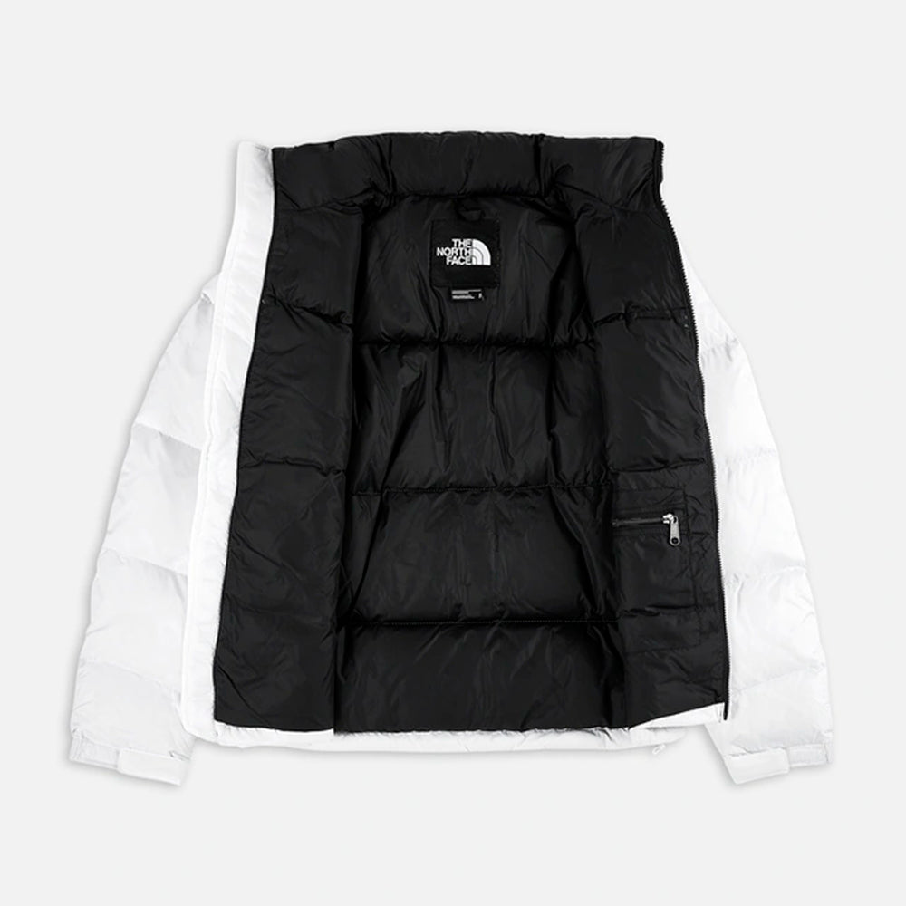 THE NORTH FACE 1996 RETRO NUPTSE 700 FILL PACKABLE JACKET WHITE