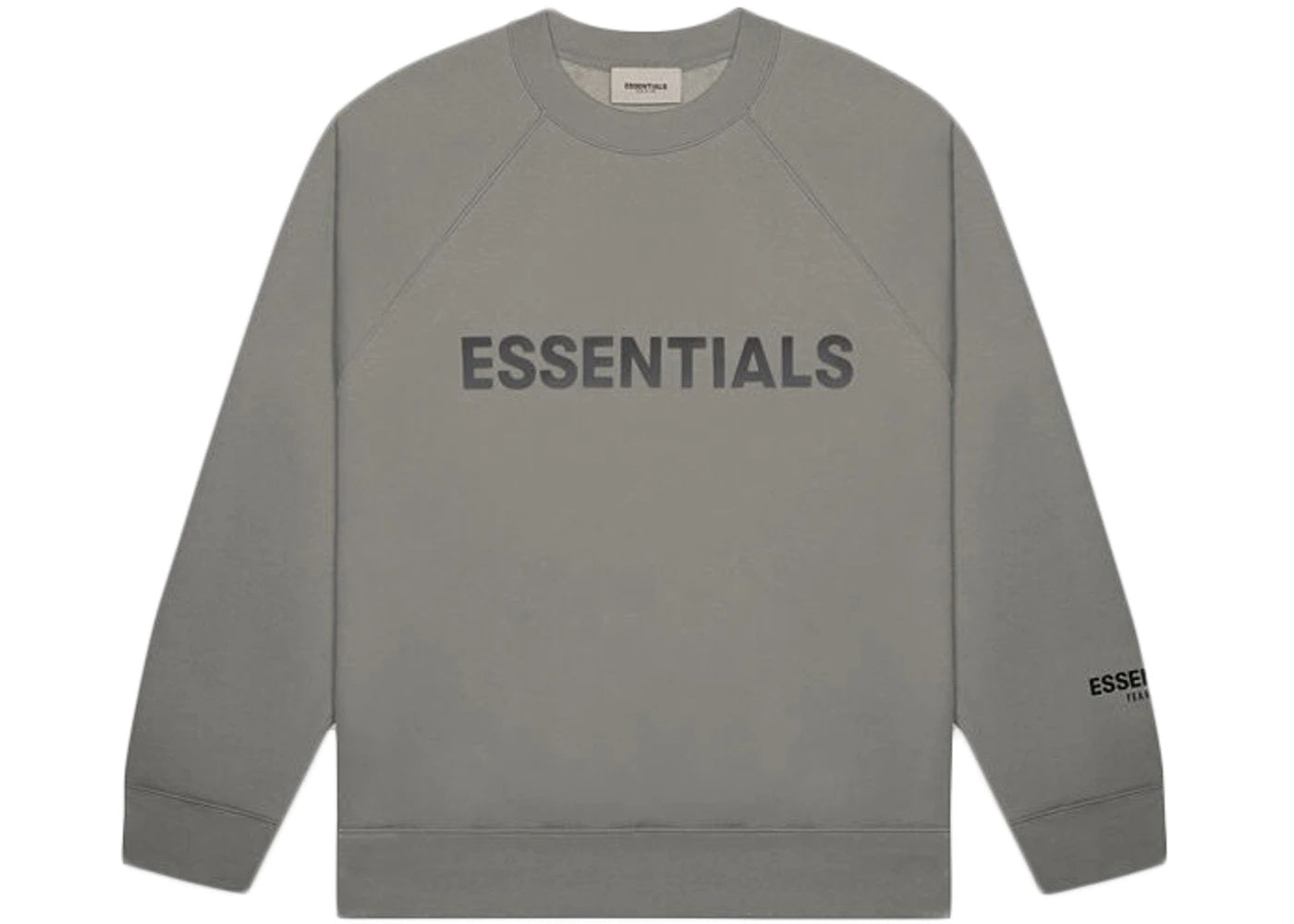 fear-of-god-essentials-crewneck-applique-logo-cement-Drip Store Argentina