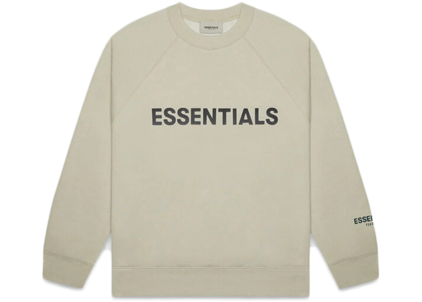fear-of-god-essentials-crewneck-applique-logo-moss-Drip Store Argentina