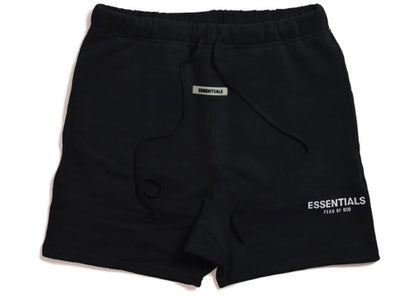 FEAR OF GOD ESSENTIALS SWEAT SHORTS BLACK