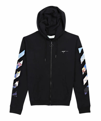 off-white-diag-print-zip-up-hoodie-Drip Store Argentina