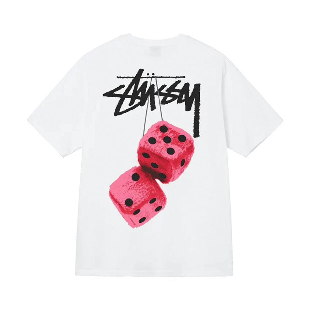 stussy-fuzzy-dice-tee-white-Drip Store Argentina