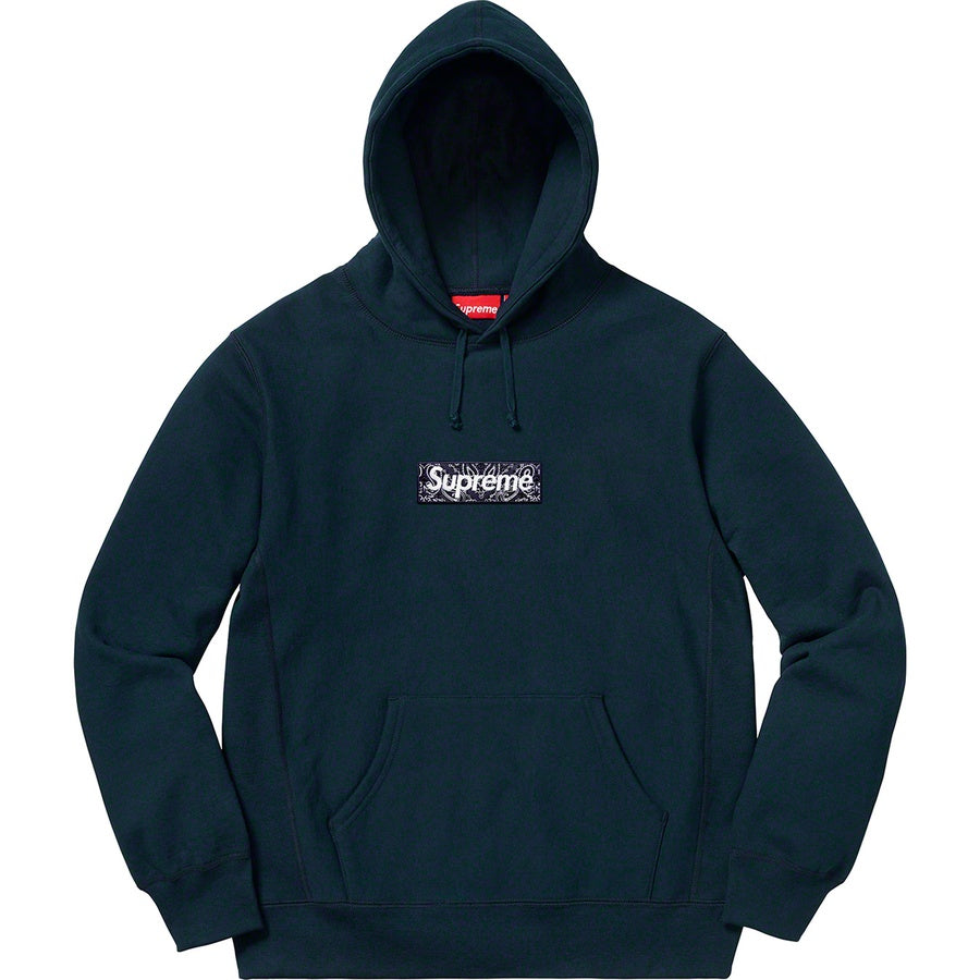 SUPREME BANDANA BOX LOGO HOODED SWEATSHIRT - Drip Store – Drip