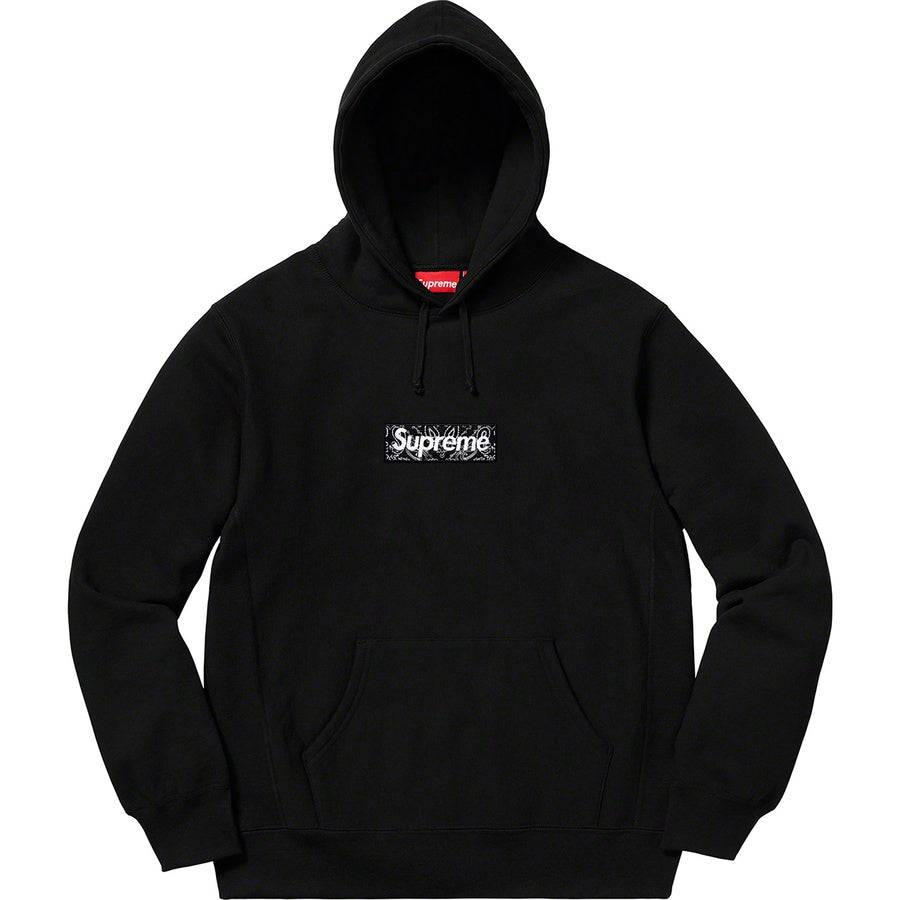 SUPREME BANDANA BOX LOGO HOODED SWEATSHIRT - Drip Store – Drip