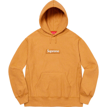 supreme-box-logo-hoodie-fw21-light-mustard-Drip Store Argentina