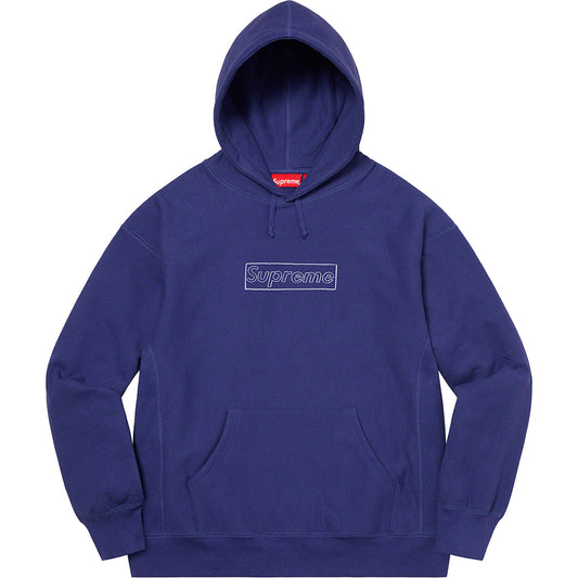 supreme-kaws-chalk-logo-hoodie-washed-navy-Drip Store Argentina