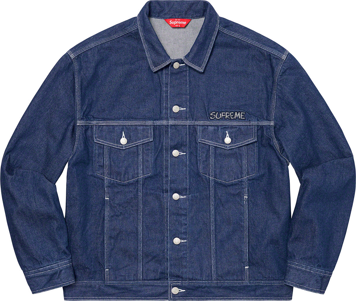 supreme-smurfs-denim-jacket-Drip Store Argentina