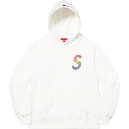 supreme-swarovski-s-logo-hoodie-white-Drip Store Argentina